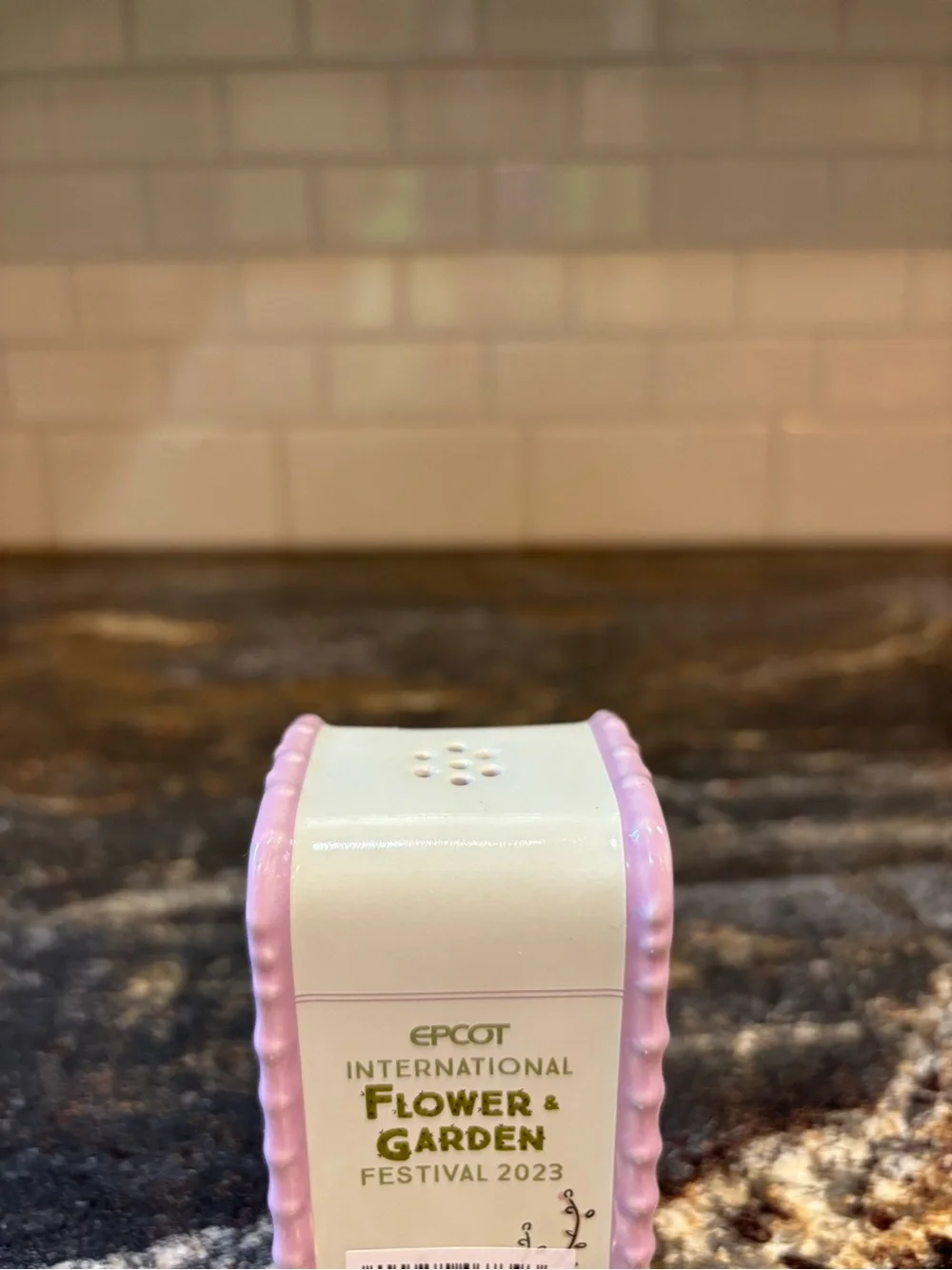 EPCOT Flower & Garden Festival figment Salt pepper Shaker, home